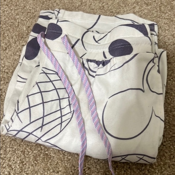 Disney Mickey Mouse Pajama Pants White and Purple - Picture 4 of 4